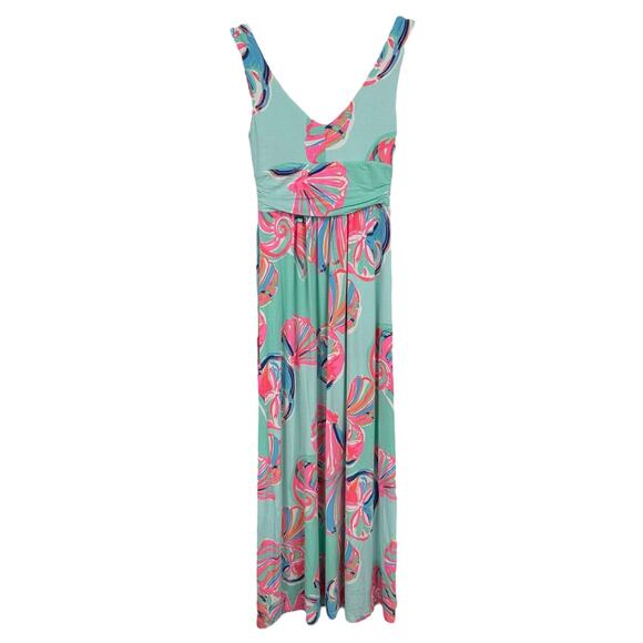 Lilly Pulitzer Minty Fresh On The Rocks Sloane Sleeveless Maxi Dress Womens XS - Picture 3 of 3
